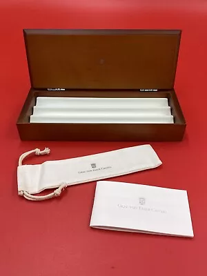 Graf Von Faber-Castell Fountain Pen EMPTY BOX ONLY With Drawstring Pen Pouch • $29.95
