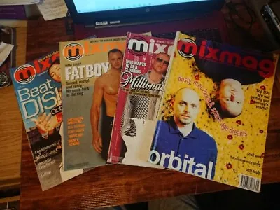 Oldskool Mixmag Magazines X 4. Issues 60 1996. 86 1998. 113 2000. 119 2001. • £8.50