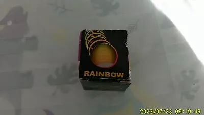 Rainbow Coil Spring Toy Classic And Colorful Slinkie Neon Plastic Magic Toy • £2