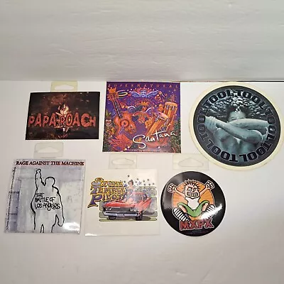 Vintage 90s-2000s Rock N Roll/ Metal Band STICKERS 6pc Lot- PAPA ROACH (Lot#-2) • $26.99