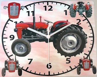 £14.30 • Buy Ferguson 35 Wall Hanging Clock Classic MASSEY Tractor