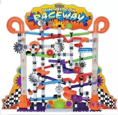 Marble Mania Dual Velocity Raceway Techno Gears Learning Journey Race Maze Run • $89.95