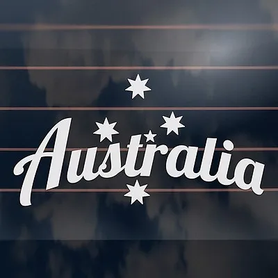 $6.45 • Buy AUSTRALIA Sticker 200mm Southern Cross Aussie Straya Oz Bns Ute Decal