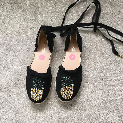 New Miss KG Espadrilles UK Size 5 BNWT Jewelled Pineapple • £6.99