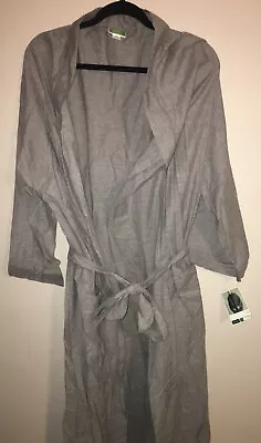 Men’s Robe Size Small Medium Gray Tie Front Merona From Target • $14.30