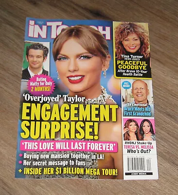 InTouch Mg Taylor Swift TINA TURNER Machine Gun Kelly BRUCE WILLIS Melissa Gorga • $18.11