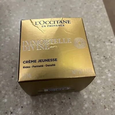 L’occitane Immortelle Divine Youth Cream 1.7oz New In Sealed Box Free Shipping • $95