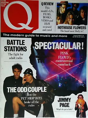 Q MAGAZINE #23 PINK FLOYD Jimmy Page PET SHOP BOYS T Bone Burnett August 1988 • £4.50