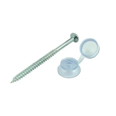 Timco - Corrugated Sheet Fixings - Clear (Size 10 X 3 - 50 Pieces) • £9.71