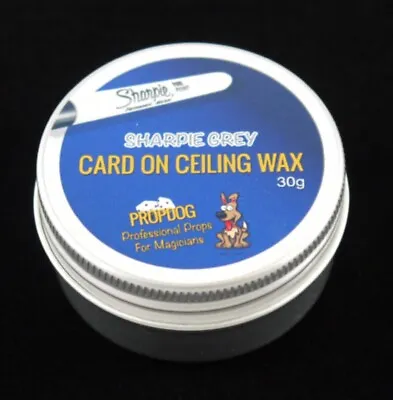 Propdog Card On Ceiling Wax- Sharpie Grey • $9