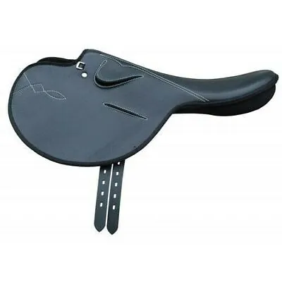 New Handmade Synthetic Black Race Exercise Horse Saddle Size 16  TO 18  • $87.12