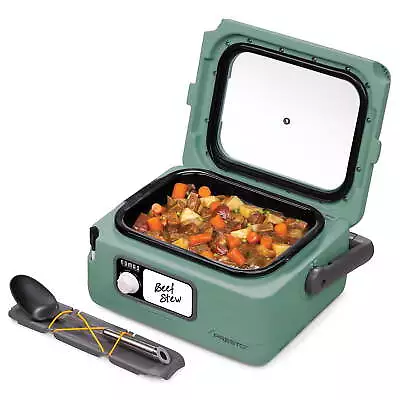 Presto 6-Quart Nomad Traveling Slow Cooker Green  06016 • $63.15