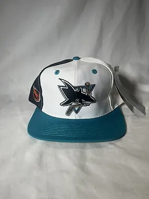 Vintage Sports Specialties San Jose Sharks Snapback Hat Nwt Nos 90s • $50