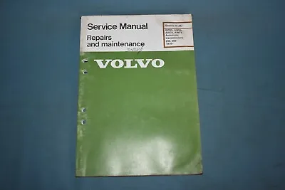 1975-86 Volvo 240 260 Automatic Transmission Service Repair Maintenance Manual  • $36.41