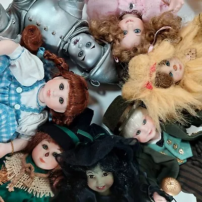 Wizard Of Oz Tiny Tots Dolls By Marie Osmond Set Of 7 • $140