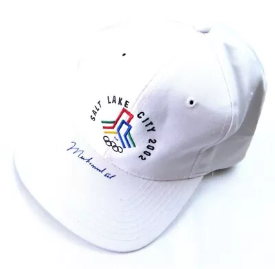 Muhammad Ali Signed Autographed Baseball Cap 2002 Winter Olympics JSA XX76780 • $999.99