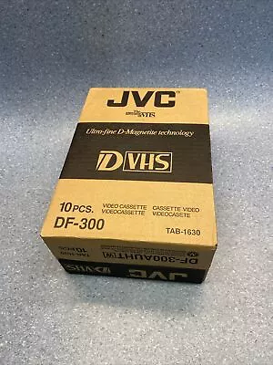 JVC DF300 Blank Video Cassette Tape D-VHS Ultra Fine Definition Df-300 Lot Of 10 • $103.49