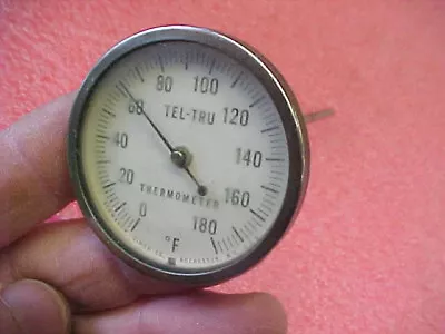 FT1 Vintage Tel Tru Thermometer Meat? Cooking Works • $19