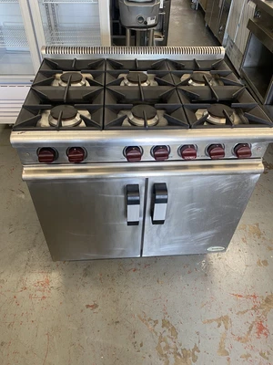£899 • Buy Commercial Moorwood Vulcan Masterchef 6 Burner Natural Gas Oven Range Cooker
