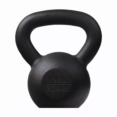 HCE 12kg Cast Iron Kettlebell Powder Coating Cross Weight Lifting Dumbbell Gym • $59.99