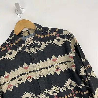 American Eagle Outfitters Shirt Mens Medium Aztec Pattern Native Long Sleeve • £25