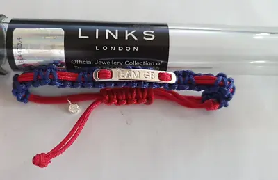 Links Of London Team GB Adjustable Friendship Bracelet Olympics Paralympics 2012 • £12