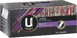 U By Kotex Designer Series Liners Protect 30 Pack  • $13.99