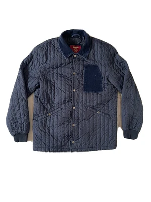 £10.40 • Buy Merc London Alcester T Men’s Blue Quilted Padded Coat Jacket-Medium-RRP £120