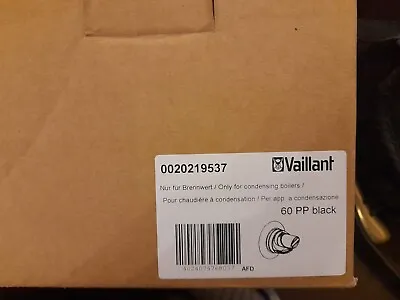 0020219537 Vailliant Horizontal Flue Terminal Kit (Black) • £55