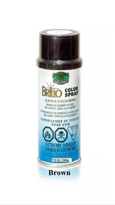 Dark Brown Color Spray Leather Plastic Vinyl Paint/Dye 12 Oz • $26.99