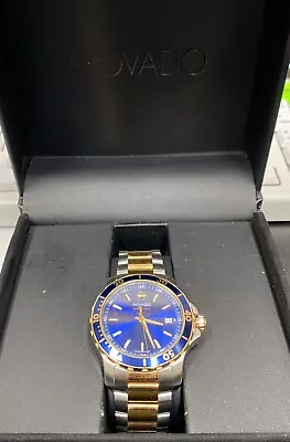 Movado Series 800 Blue Dial Men's Watch • $850