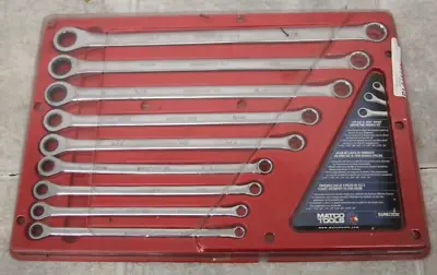 Matco Tools (SGRBZXL92) 9 PIECE SAE 12 POINT EXTRA LONG RATCHETING WRENCH SET • $349.99