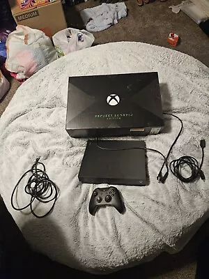 Microsoft Xbox One X 1TB Project Scorpio Limited Edition Console W/original Box • $175
