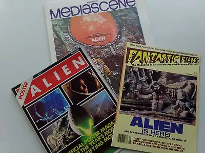 Alien 3 Movie Magazine Lot (all 1979) Including Alien Poster Magazine Nr. 1 • $30.95