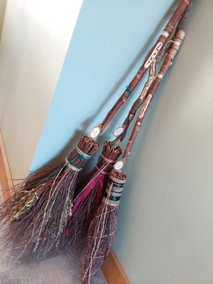 £60 • Buy Witches Broomstick, Adults Besom Broom ~ Decorated For Handfasting, Gift Etc