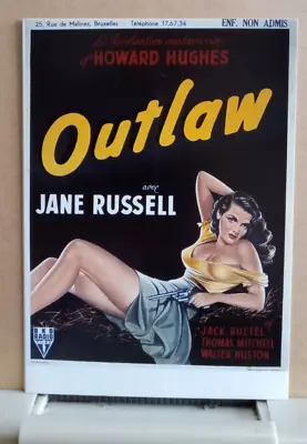 Outlaw Starring Jane Russell Postcard French 1521 C • £1.20