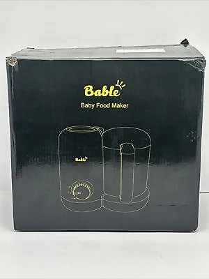 Bable Baby Food Maker Steamer And Blender- 2-in-1 Baby Food Processor HA-FS03 • $29.74