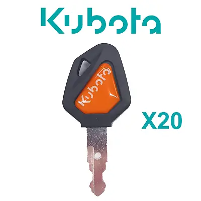 20 For Kubota Master Ignition Key 459A Excavator Backhoe Skid Steer Track Loader • $36.47