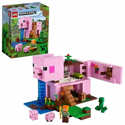 £35.99 • Buy LEGO Minecraft The Pig House Animal Building Toy Set With Animal Figures 21170