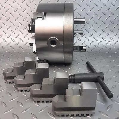 160mm 4-Jaw K72 Self Centering Lathe Chuck And D1-4 Back Plate With Reversible J • $289