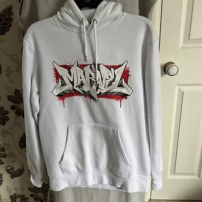 Men’s Large  White Marvel  Hoody.  • £6