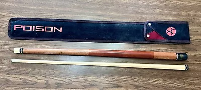 Vintage 57.5   Eagles  2-Piece Billiards Pool Cue Stick Wrapless 18oz • $49.95