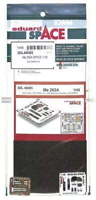 EDU3DL48085 1:48 Eduard SPACE - Me262A (TAM Kit) • $17.64