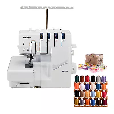 Brother AIR1800 Air Serger With Jet Air Threading With Sewing Clip Bundle • $1099.99