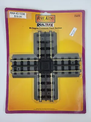 Mth Rail King 90 Degree Crossover Track Section 40-1006 New • $19.77