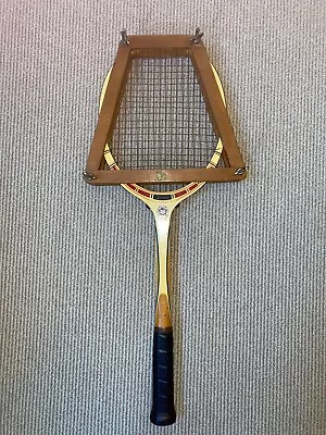Vintage 1970's TA Davis Classic Clasiden Laminated Tennis Racquet With Press • $42
