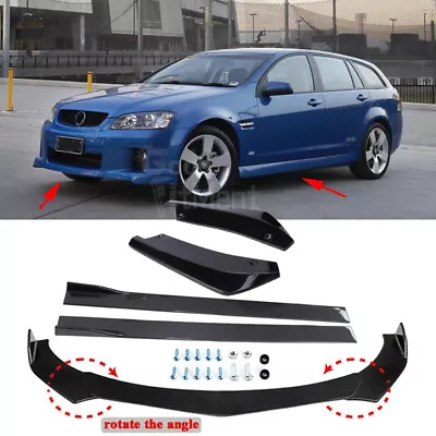 For Holden Commodore VE VF Car Front Lip Spoiler+ Side Skirt + Rear Splitter Lip • $149.99