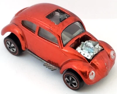 $47.88 • Buy CUSTOM VOLKSWAGEN - Red W/White Int USA Original Vintage Hot Wheels REDLINE NICE