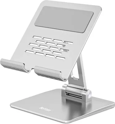 Tablet Stand Aluminum Adjustable Tablet Holder Foldable Desktop Stand IPad Mini • $15.18