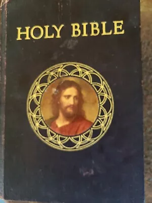 Vintage Catholic Action Edition Of The Holy Bible 1953 • $39